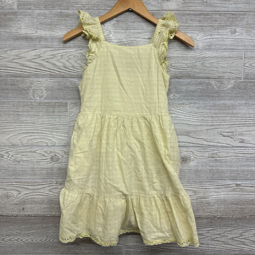 Eyelet Flutter Strap Tiered Dress 10