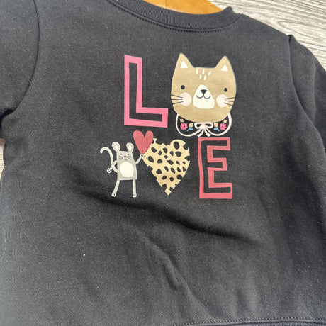 Crewneck Love Cat 12M