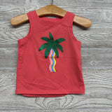 Tank Top Glitter Palm Tree 12M