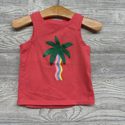 Tank Top Glitter Palm Tree 12M