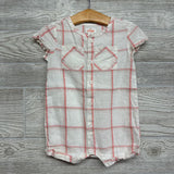 Plaid Romper 12M