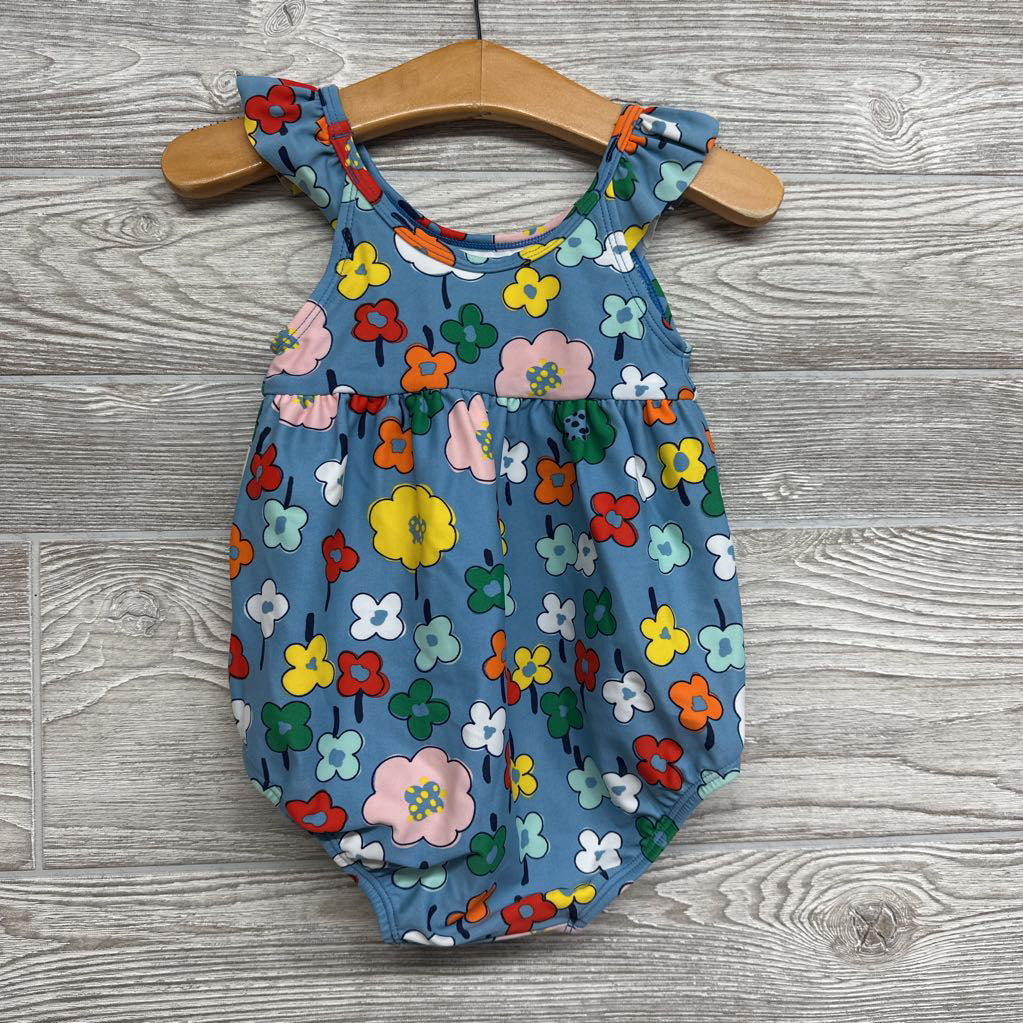 1Pc Swimsuit Flowers 12-18M