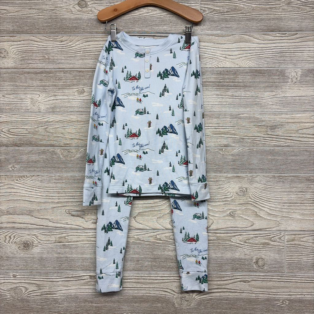 2 Pc LS Cozy PJs Tis The Ski-son! 6