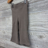 Ribbed Flare Pants Split Hem 18M