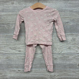 2 Pc LS Organic PJs Dandelions 18M