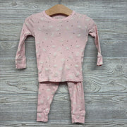 2 Pc LS Organic PJs Dandelions 12M