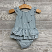 Skirted Swimsuit Palm Trees 12M