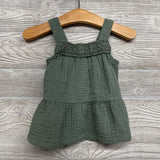 Tank Gauze Peplum Shirt Macrame Lace 12M