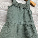 Tank Gauze Peplum Shirt Macrame Lace 12M