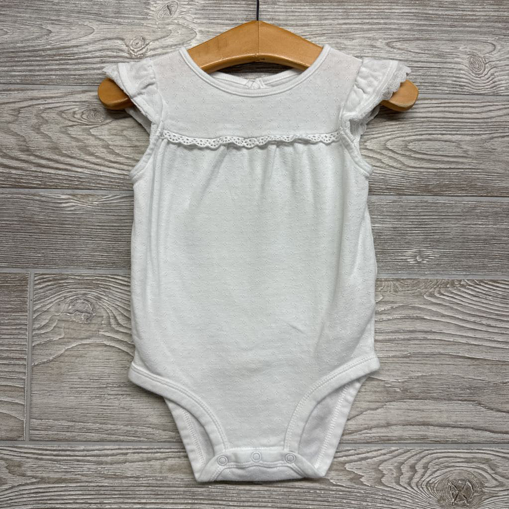 Cap Sleeve Pointelle Bodysuit Eyelet 9M