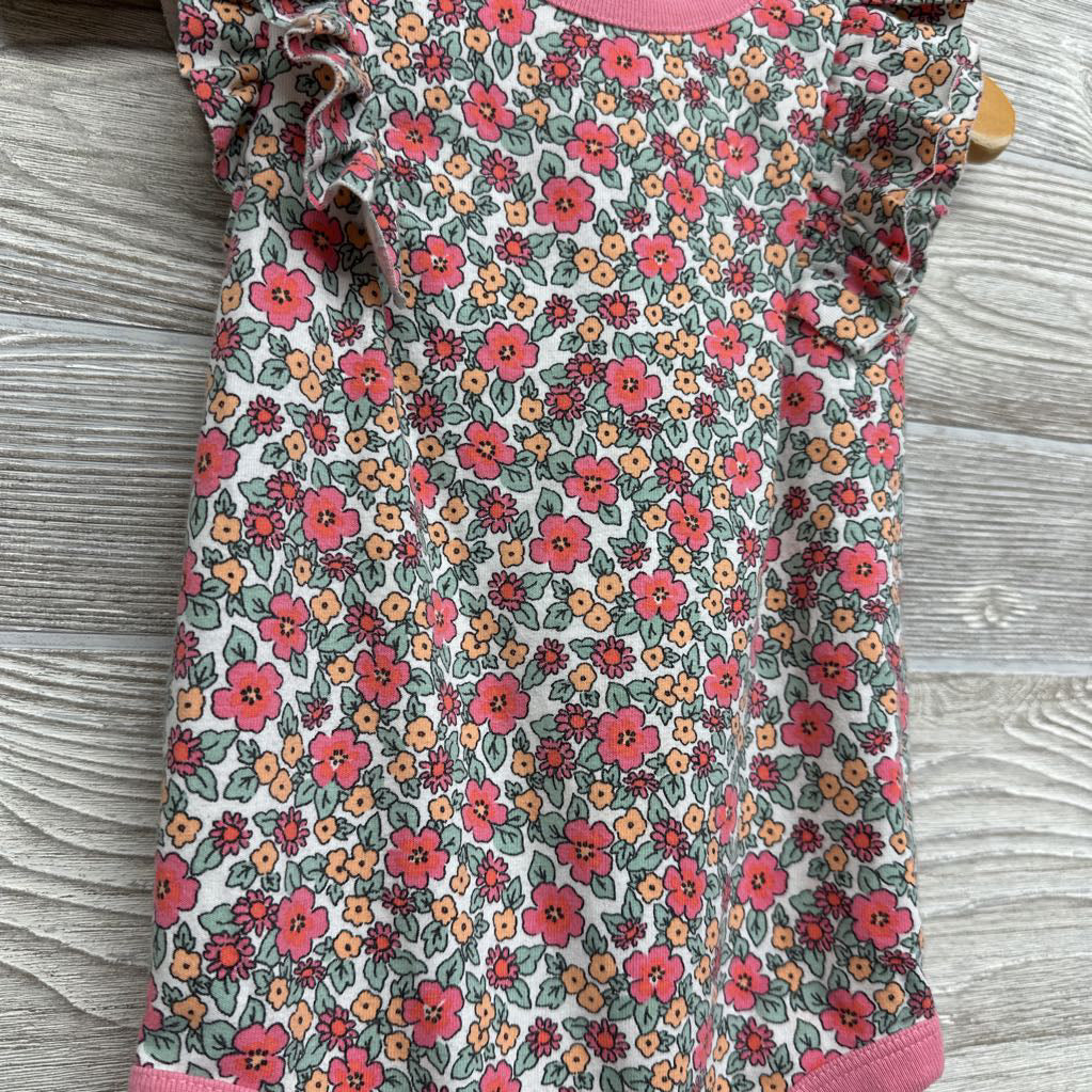 Flutter Sleeve Bodysuit Flowers 12M