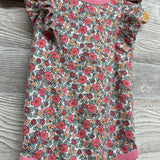 Flutter Sleeve Bodysuit Flowers 12M