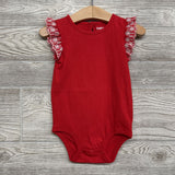 Eyelet Flutter Sleeve Bodysuit 12M