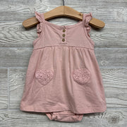 Flutter Strap Sunsuit Macrame Hearts 12M