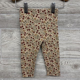 Ribbed Leggings Flowers 12M