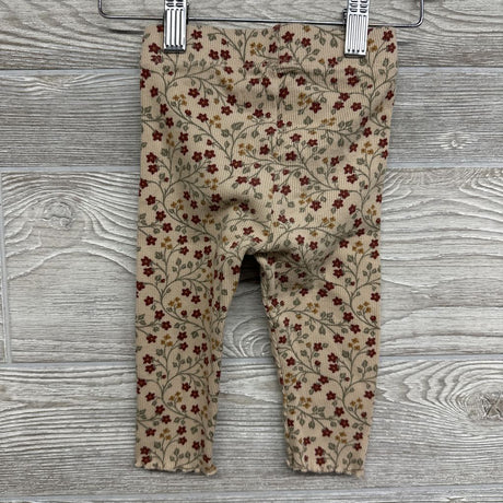 Ribbed Leggings Flowers 12M