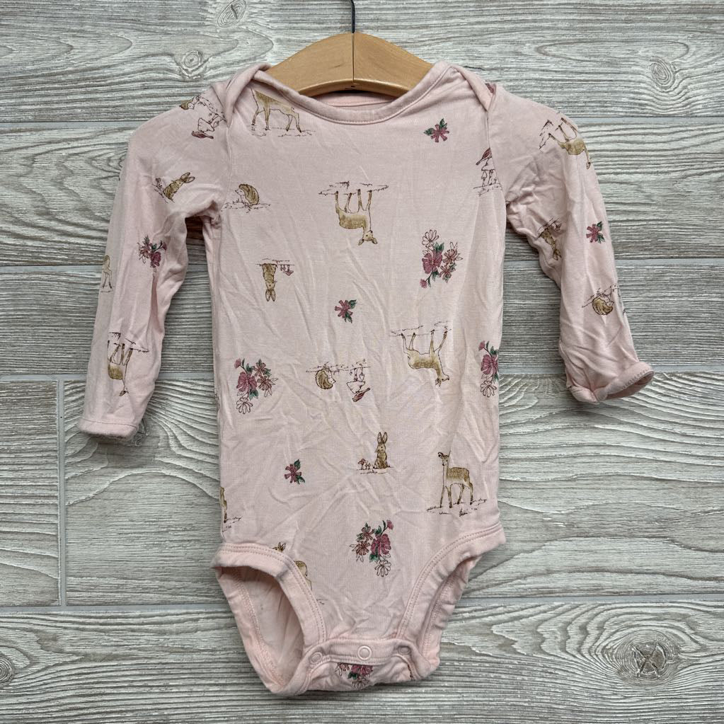 Purely Soft LS Bodysuit & Harem Pants Deer Flowers 12M