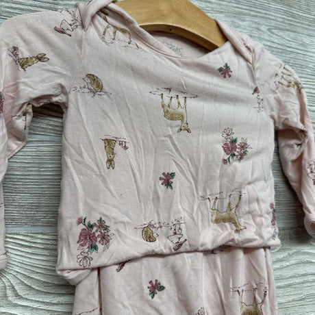 Purely Soft LS Bodysuit & Harem Pants Deer Flowers 12M