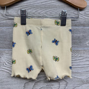 Ribbed Bike Shorts Butterflies 6-12M