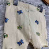 Ribbed Bike Shorts Butterflies 6-12M