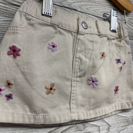 Skirt Embroidered Flowers 12M