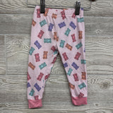 2 Pc LS Cozy PJs Gummy Bears 18M