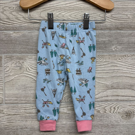 2 Pc LS Cozy PJs Canoes Camping 12M