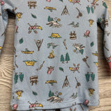 2 Pc LS Cozy PJs Canoes Camping 12M