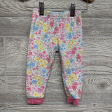 2 Pc LS Cozy PJs Flowers 18M