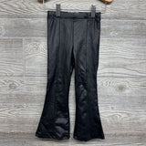 Faux Leather Flare Pants 2T