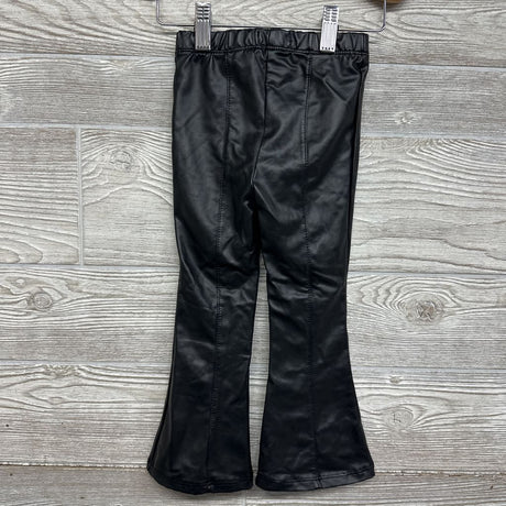 Faux Leather Flare Pants 2T