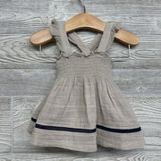 NEW Smocked Flutter Strap Muslin Dress & Bloomers 6-12M *