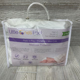 NEW 2 Pk Pack Play Mattress Protector