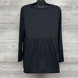 LS Peplum Shirt Large