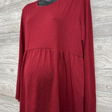 LS Peplum Shirt Large