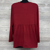 LS Peplum Shirt Large