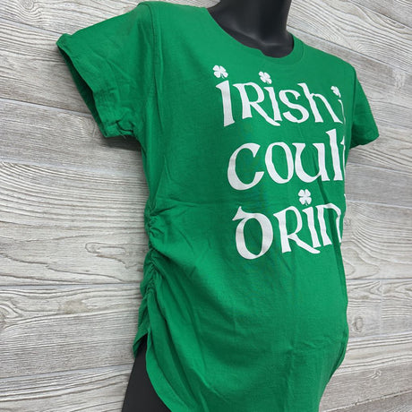 Ruched Shirt Irish I Cold Drink Large