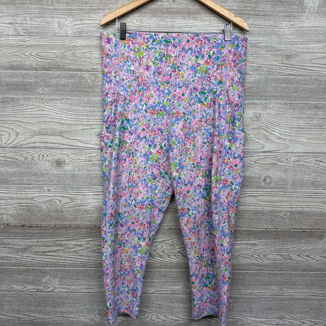 High Rise Capri Leggings Printed XL