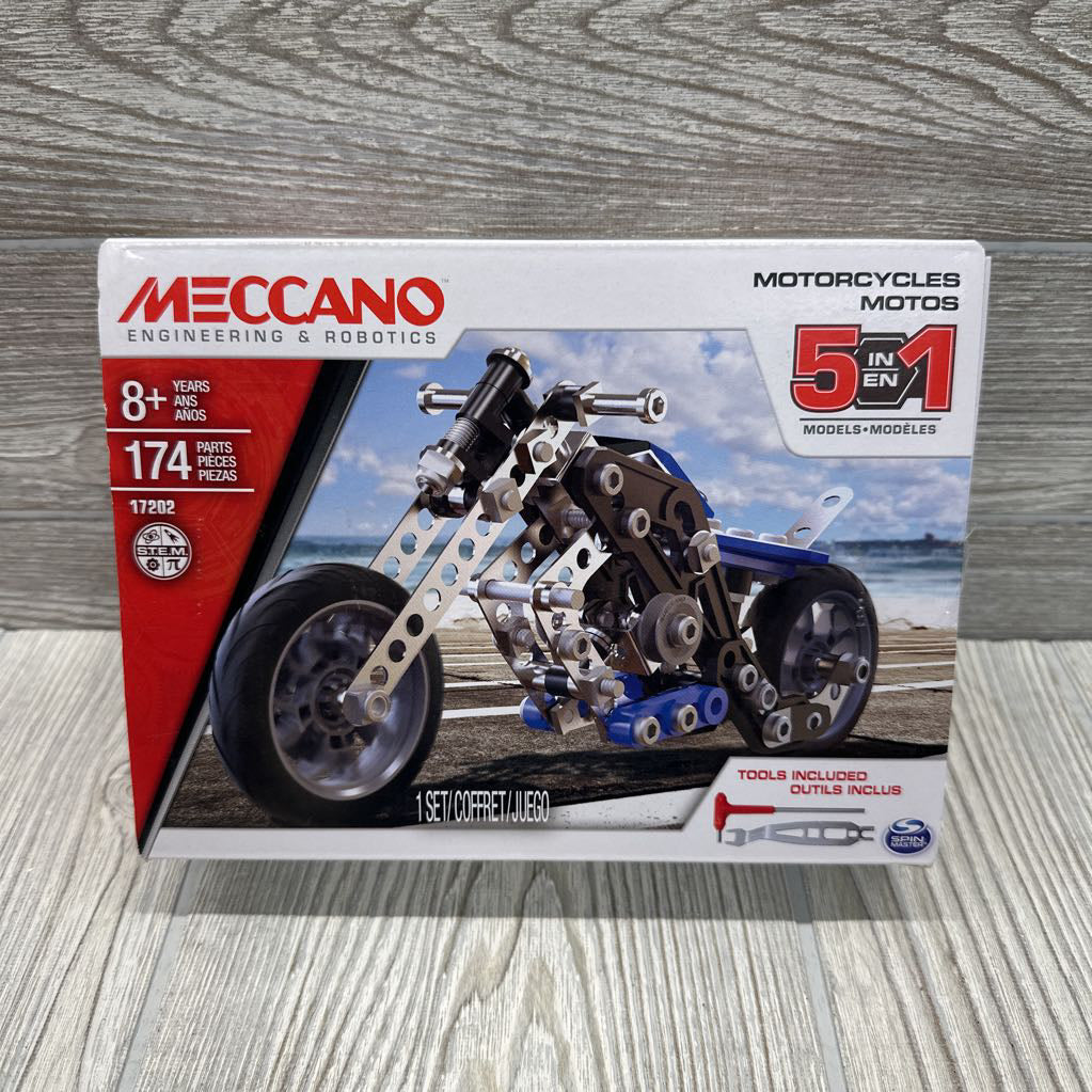 NEW 5-in-1 Models Motorcycles Set