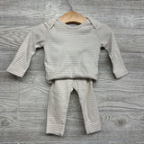 LS Bodysuit Stripes & Pants 6-12M