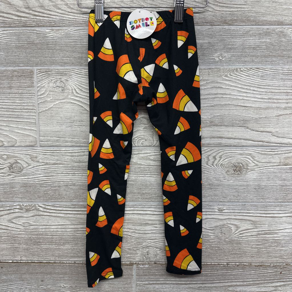 NEW Leggings Candy Corn 3-4