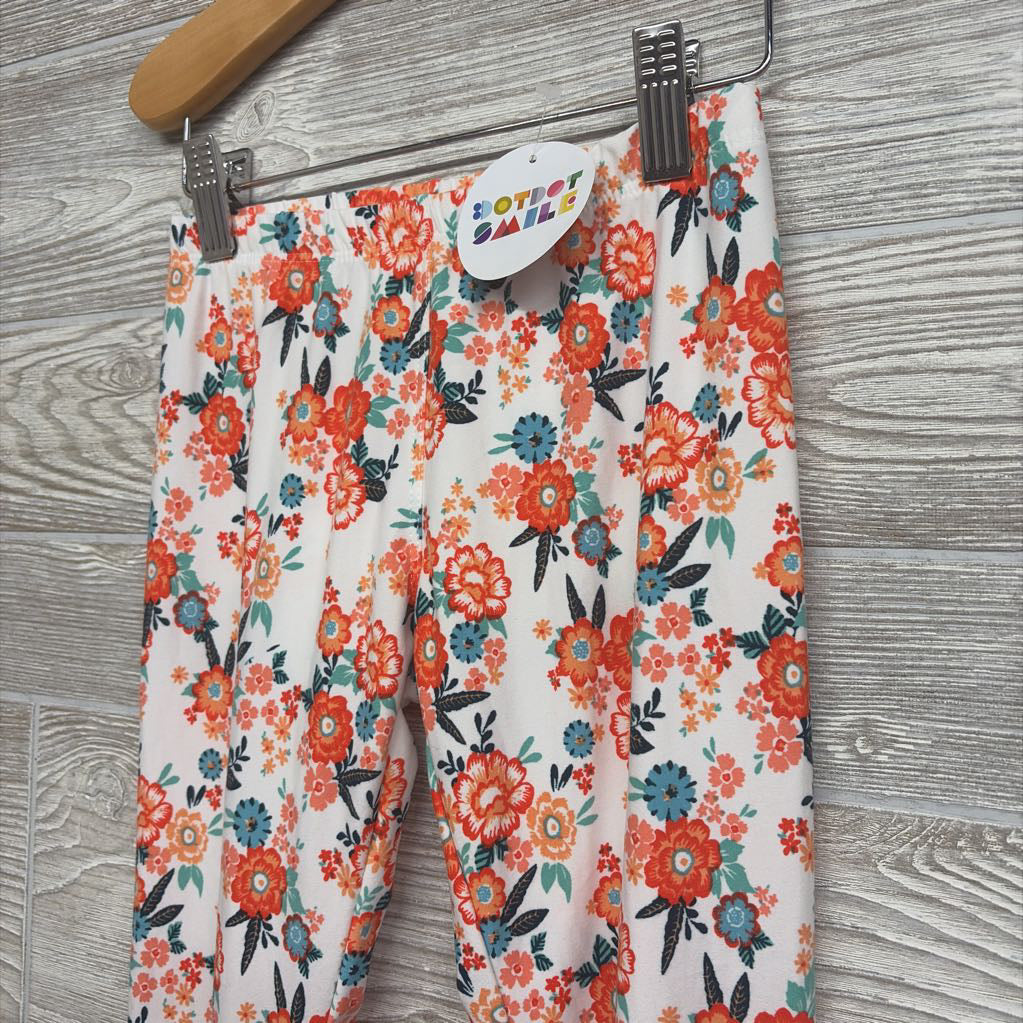 NEW Leggings Flowers 8-10