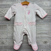 Snap Sleeper Hearts Ballerina Slippers NB
