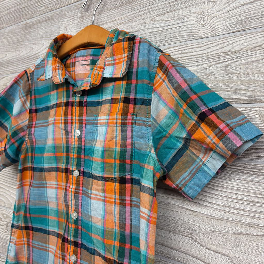 Plaid Button Up Shirt 10-12