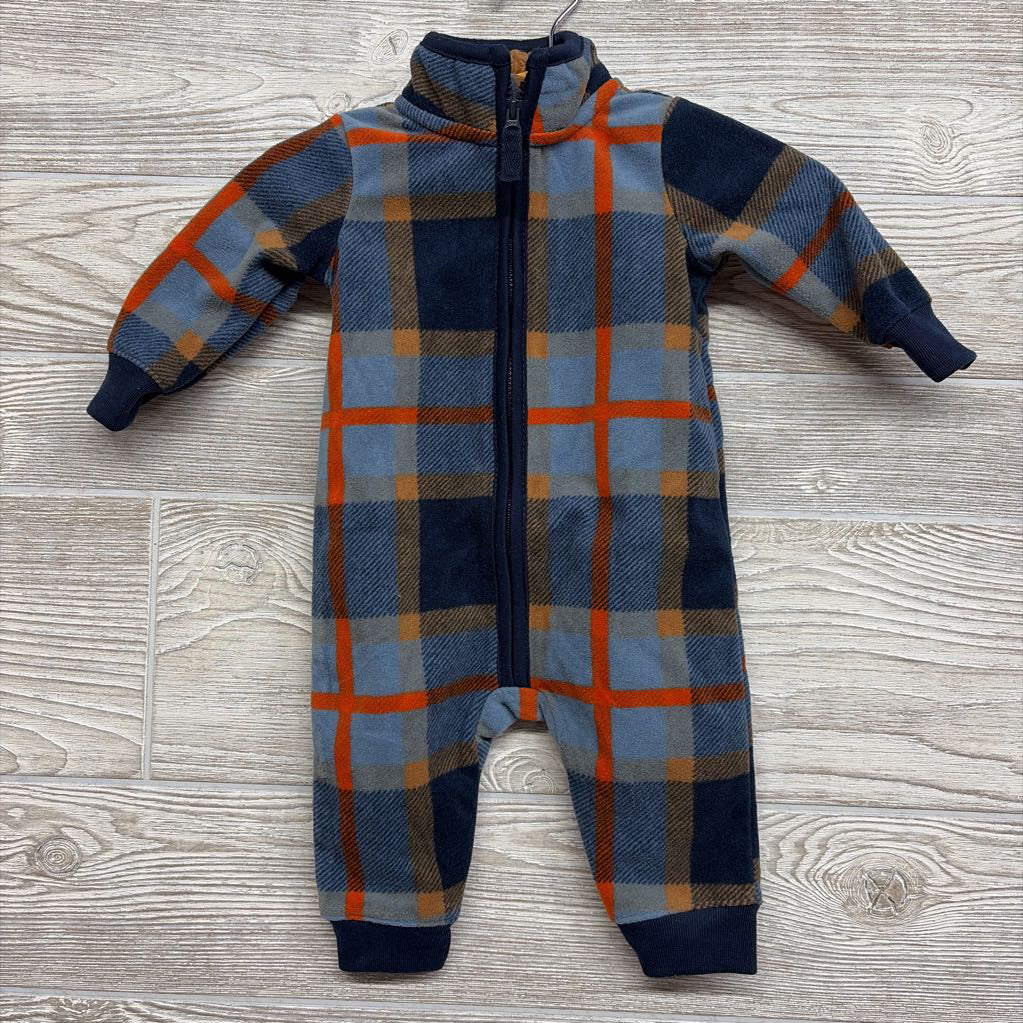 LS Plaid Lined Collar Fleece Coverall 3M