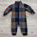 LS Plaid Lined Collar Fleece Coverall 3M