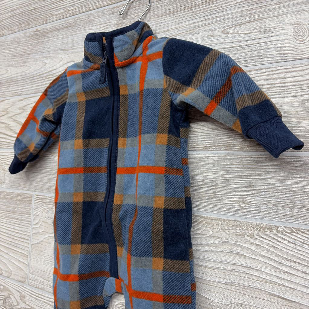 LS Plaid Lined Collar Fleece Coverall 3M