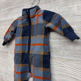 LS Plaid Lined Collar Fleece Coverall 3M