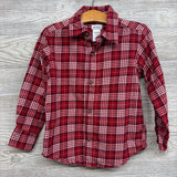 LS Plaid Button Up Shirt 4T