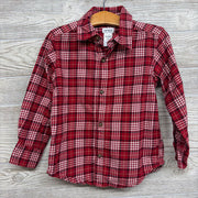 LS Plaid Button Up Shirt 4T